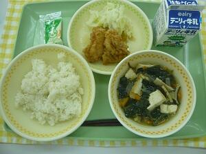 ９月１５日の給食