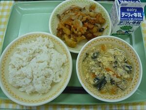 ９月３０日の給食