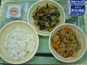 １１月１日の給食