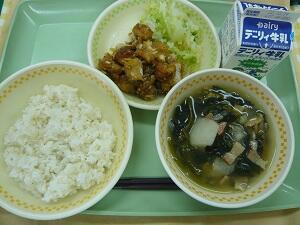 １２月２日の給食