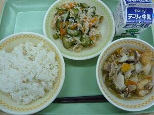 ３月６日の給食