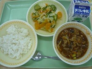 ９月１日の給食