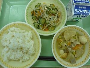 ２月２２日の給食