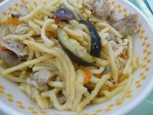 ズッキーニのペペロンチーノ