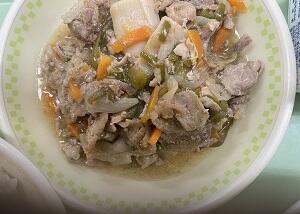 豚肉のソース炒め