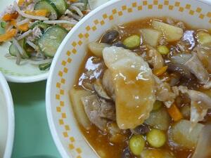 ラビオリのデミグラス煮