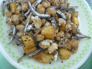 大豆と小魚の揚げ煮