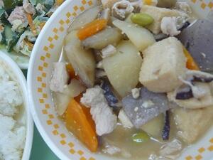 鶏肉と厚揚げのみそ煮