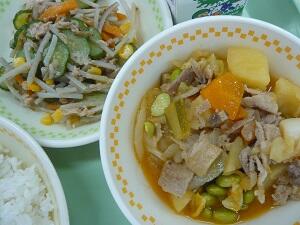 キムチーズ肉じゃが