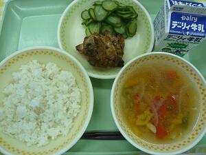 １０月１０日の給食