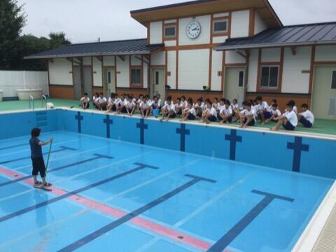 プール清掃クラスマッチ