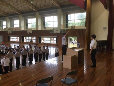 県大会選手激励式