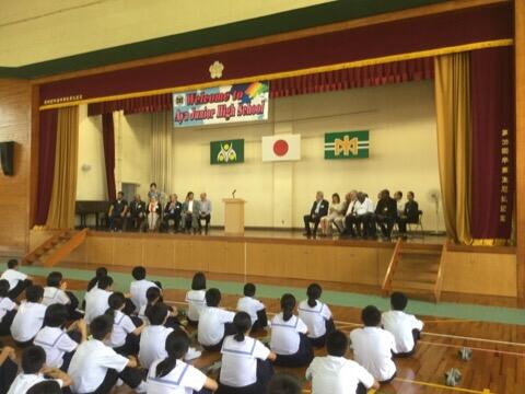 外交団訪問 レセプション