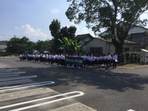 外交団訪問 お見送り