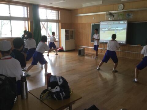 リーダー練習のようす