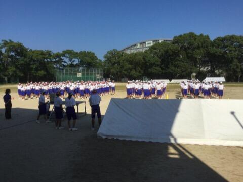 体育大会練習