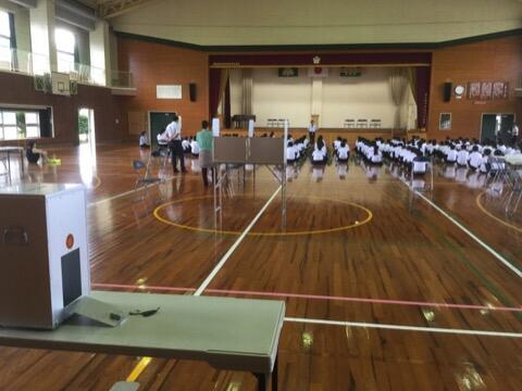 生徒会役員選挙立会い演説会及び投票