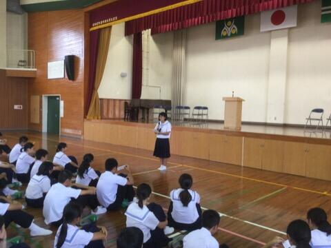 生徒会役員選挙立会い演説会及び投票