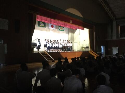 合唱コンクールリハーサル