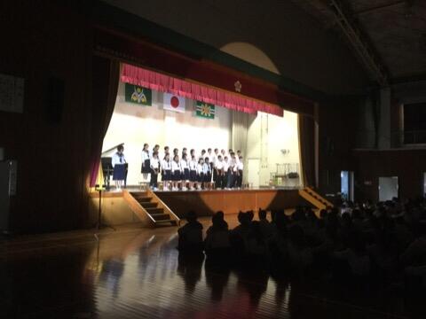 合唱コンクールリハーサル