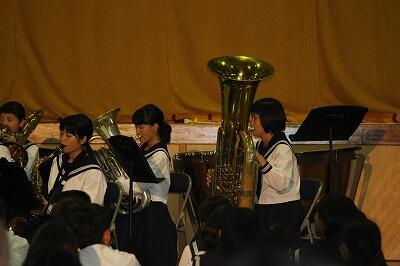 吹奏楽部演奏