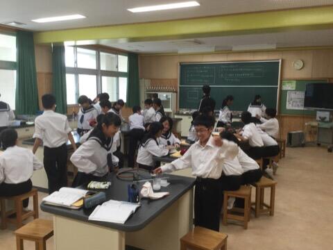 理科の授業のようす