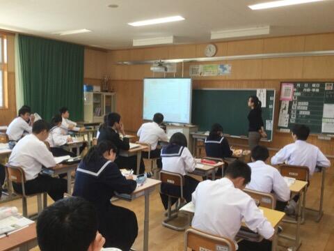 ３年生の社会科の授業