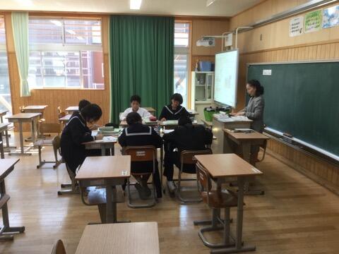 参観日のようす（１年生）