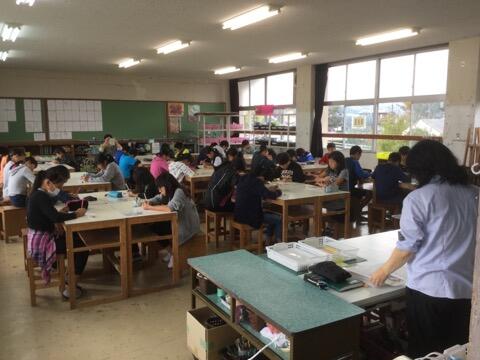 ６年生が体験学習に