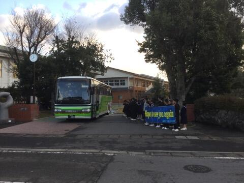 シンガポール生のお見送り