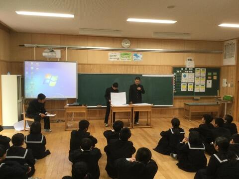 １年生の学年集会