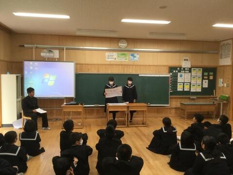 １年生の学年集会