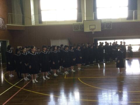 ３年生を送る会