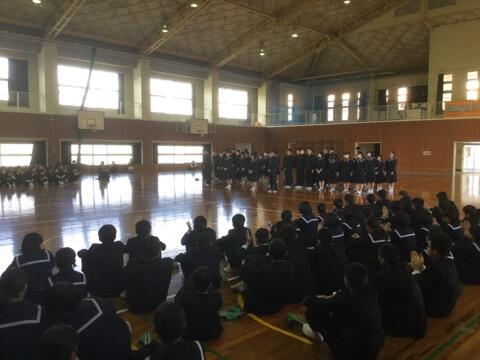 ３年生を送る会