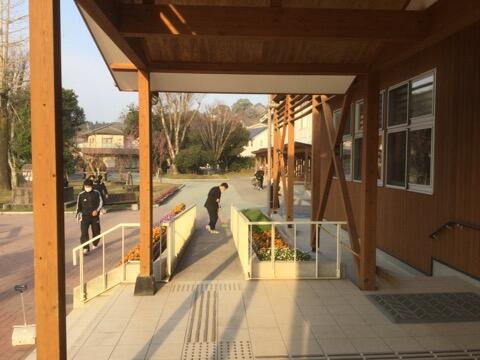 朝のボランティア