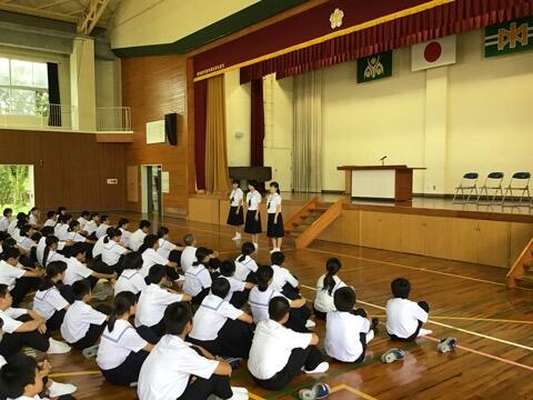 中体連県大会および県吹奏楽コンクール激励会