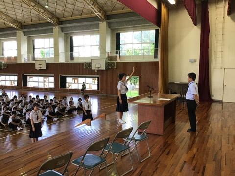 中体連県大会および県吹奏楽コンクール激励会