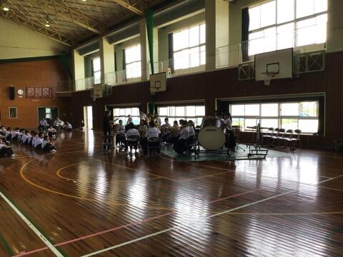中体連県大会および県吹奏楽コンクール激励会