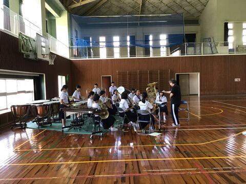 中体連県大会および県吹奏楽コンクール激励会