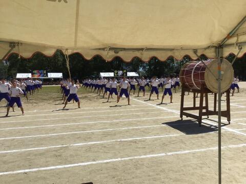 体育大会のようす