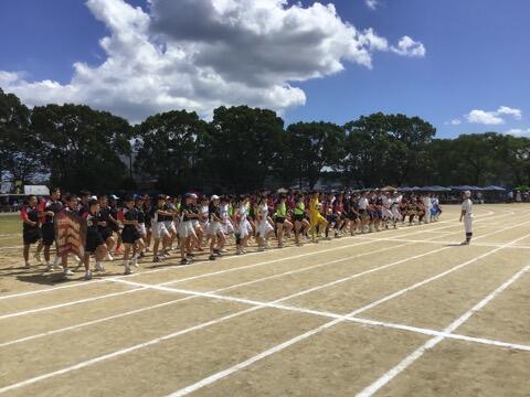 体育大会のようす