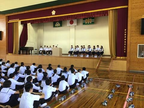 生徒会立会い演説会