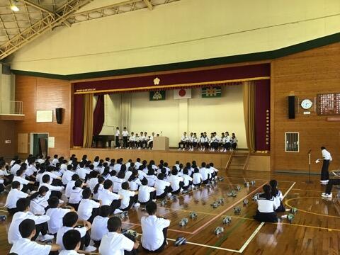 生徒会立会い演説会