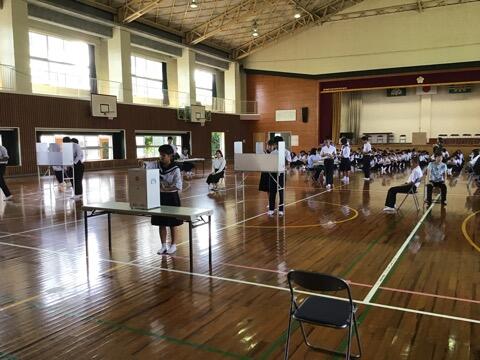 生徒会役員選挙・投票