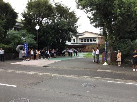 PTAあいさつ運動 and 小中合同あいさつ運動