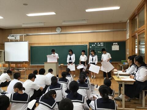 学習発表会に向けての学年発表会（２年生）