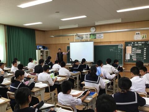 参観授業のようす