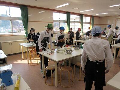 ３年生調理実習