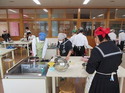 ３年生調理実習