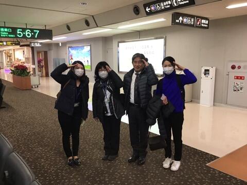 搭乗手続き終了